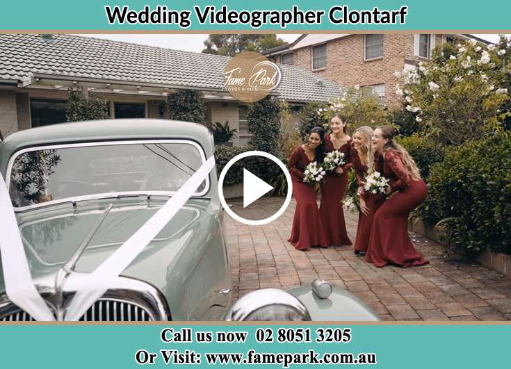 Secondary sponsors looking the bridal car Clontarf NSW 2093