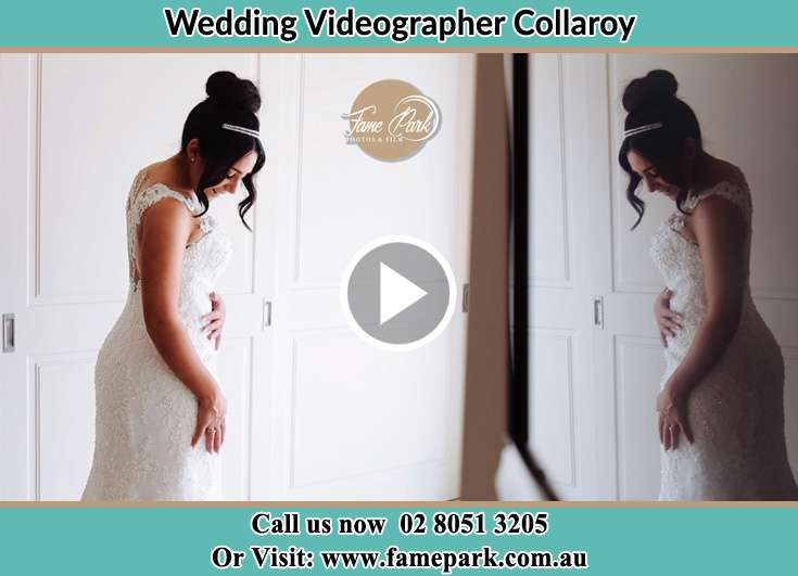 Bride in front of the mirror Collaroy NSW 2097